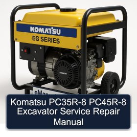 Komatsu PC35R-8 PC45R-8 Excavator Service Repair Manual