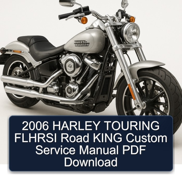2006 HARLEY TOURING FLHRSI Road KING Custom Service Manual PDF Download