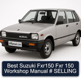 Best Suzuki Fxr150 Fxr 150 Workshop Manual # SELLING