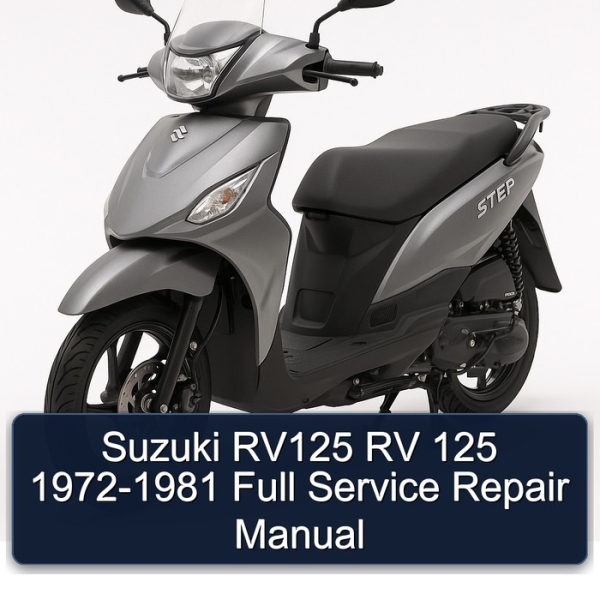 Suzuki RV125 RV 125 1972-1981 Full Service Repair Manual