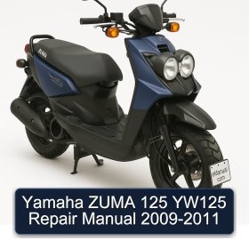 Yamaha ZUMA 125 YW125 Repair Manual 2009-2011