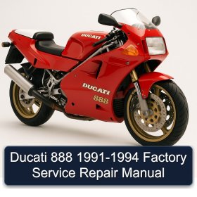 Ducati 888 1991-1994 Factory Service Repair Manual