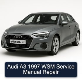Audi A3 1997 WSM Service Manual Repair