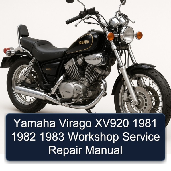 Yamaha Virago XV920 1981 1982 1983 Workshop Service Repair Manual