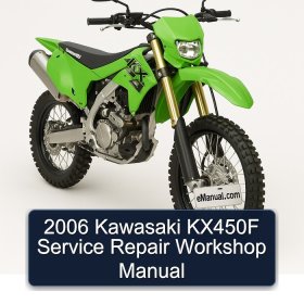 2006 Kawasaki KX450F Service Repair Workshop Manual