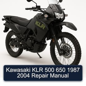 Kawasaki KLR 500 650 1987 2004 Repair Manual