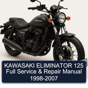 KAWASAKI ELIMINATOR 125 Full Service & Repair Manual 1998-2007
