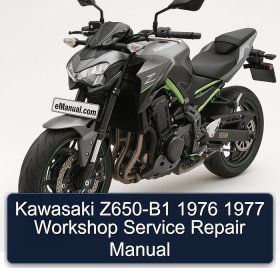 Kawasaki Z650-B1 1976 1977 Workshop Service Repair Manual