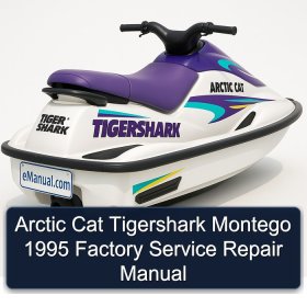 Arctic Cat Tigershark Montego 1995 Factory Service Repair Manual
