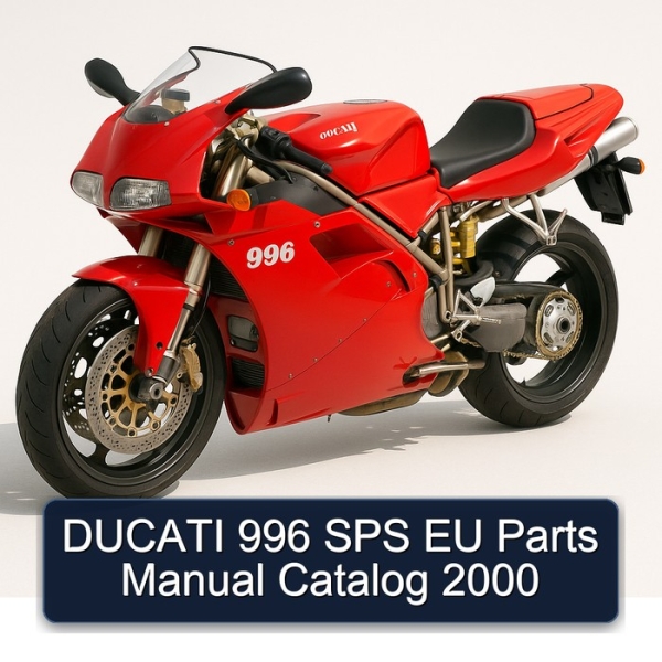 DUCATI 996 SPS EU Parts Manual Catalog 2000