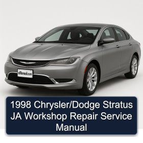 1998 Chrysler/Dodge Stratus JA Workshop Repair Service Manual
