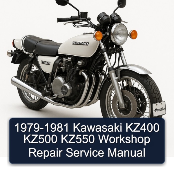 1979-1981 Kawasaki KZ400 KZ500 KZ550 Workshop Repair Service Manual