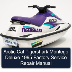 Arctic Cat Tigershark Montego Deluxe 1995 Factory Service Repair Manual