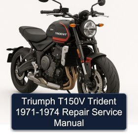 Triumph T150V Trident 1971-1974 Repair Service Manual