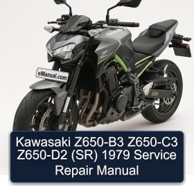 Kawasaki Z650-B3 Z650-C3 Z650-D2 (SR) 1979 Service Repair Manual