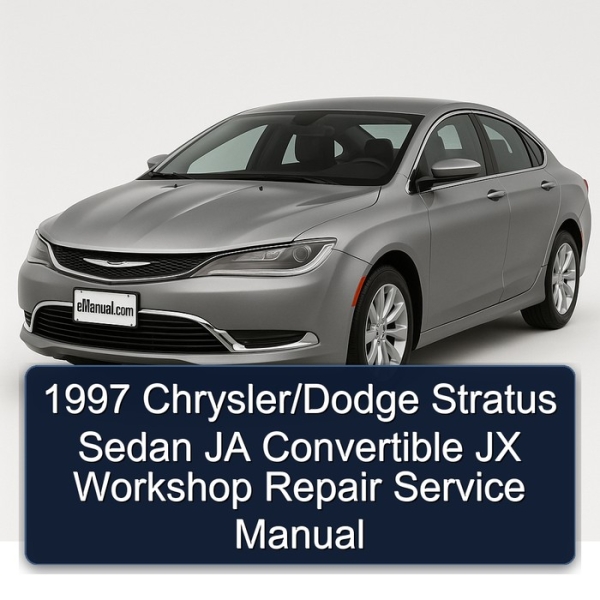 1997 Chrysler/Dodge Stratus Sedan JA Convertible JX Workshop Repair Service Manual