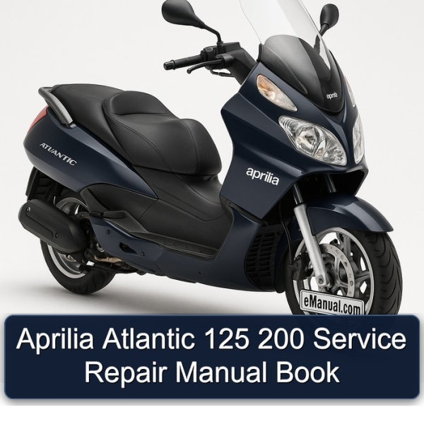 Aprilia Atlantic 125 200 Service Repair Manual Book