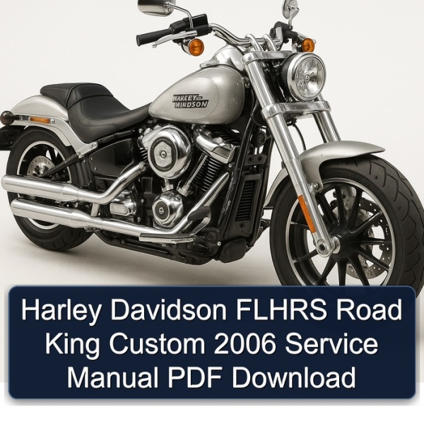Harley Davidson FLHRS Road King Custom 2006 Service Manual PDF Download