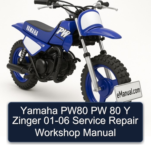 Yamaha PW80 PW 80 Y Zinger 01-06 Service Repair Workshop Manual