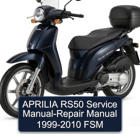 APRILIA RS50 Service Manual-Repair Manual 1999-2010 FSM