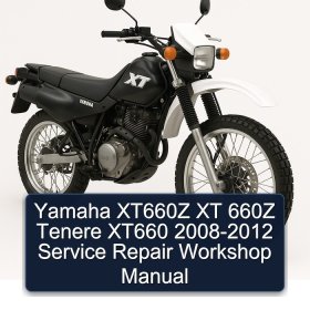 Yamaha XT660Z XT 660Z Tenere XT660 2008-2012 Service Repair Workshop Manual