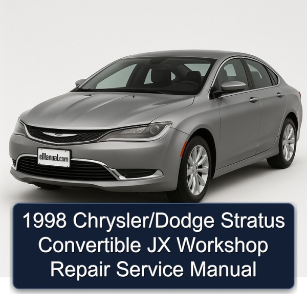 1998 Chrysler/Dodge Stratus Convertible JX Workshop Repair Service Manual