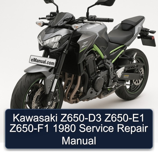 Kawasaki Z650-D3 Z650-E1 Z650-F1 1980 Service Repair Manual