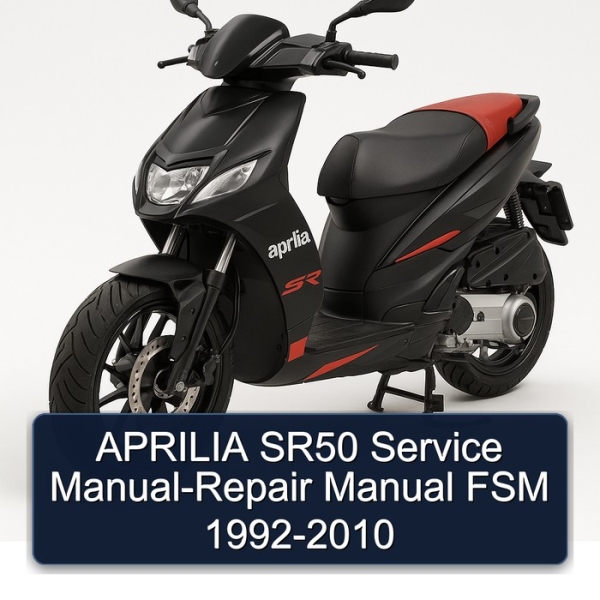 APRILIA SR50 Service Manual-Repair Manual FSM 1992-2010