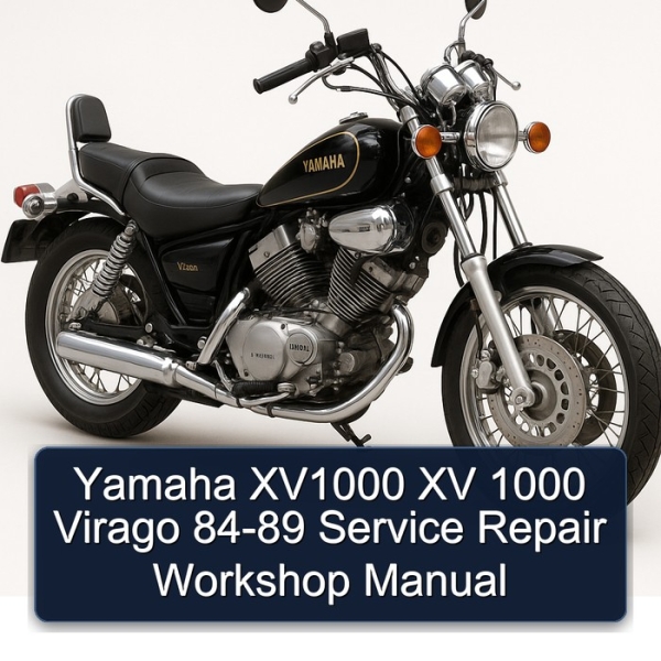 Yamaha XV1000 XV 1000 Virago 84-89 Service Repair Workshop Manual