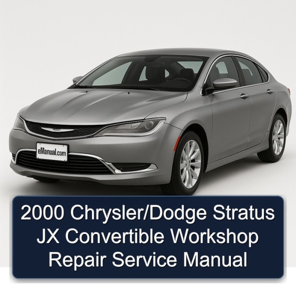 2000 Chrysler/Dodge Stratus JX Convertible Workshop Repair Service Manual