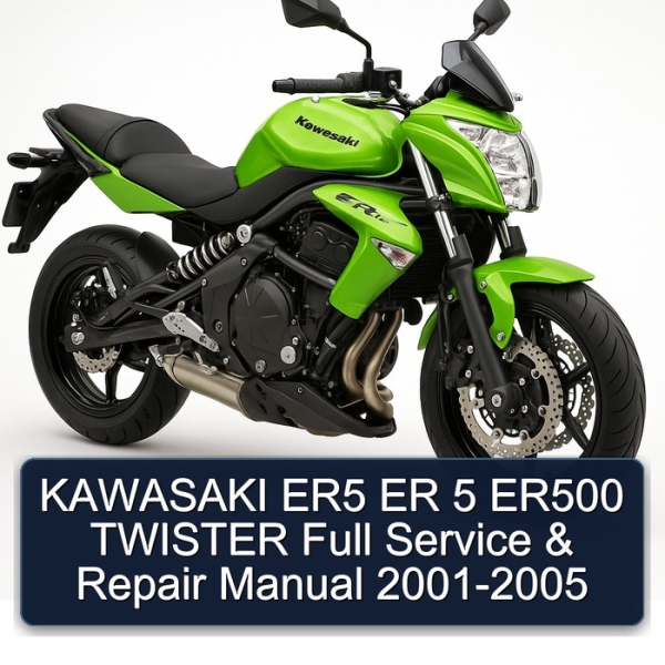 KAWASAKI ER5 ER 5 ER500 TWISTER Full Service & Repair Manual 2001-2005