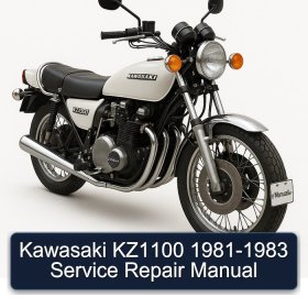 Kawasaki KZ1100 1981-1983 Service Repair Manual