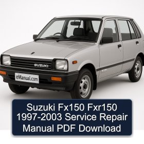 Suzuki Fx150 Fxr150 1997-2003 Service Repair Manual PDF Download