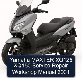 Yamaha MAXTER XQ125 XQ150 Service Repair Workshop Manual 2001