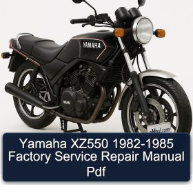 Yamaha XZ550 1982-1985 Factory Service Repair Manual Pdf