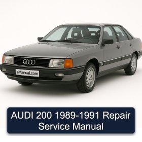AUDI 200 1989-1991 Repair Service Manual