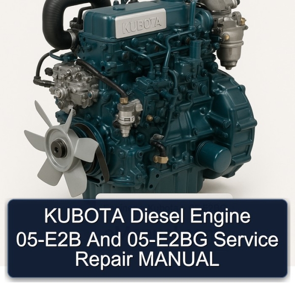 KUBOTA Diesel Engine 05-E2B And 05-E2BG Service Repair MANUAL