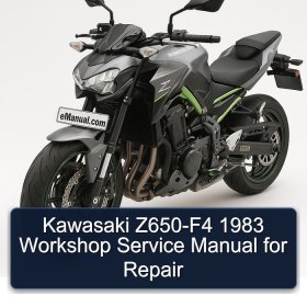 Kawasaki Z650-F4 1983 Workshop Service Manual for Repair