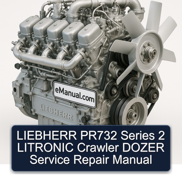 LIEBHERR PR732 Series 2 LITRONIC Crawler DOZER Service Repair Manual
