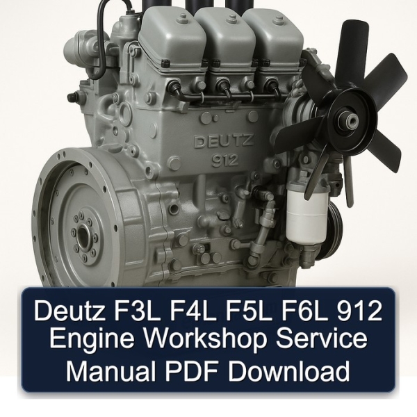 Deutz F3L F4L F5L F6L 912 Engine Workshop Service Manual PDF Download
