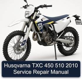 Husqvarna TXC 450 510 2010 Service Repair Manual
