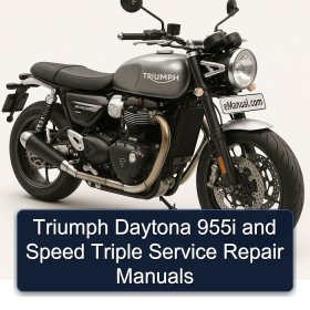 Triumph Daytona 955i and Speed Triple Service Repair Manuals