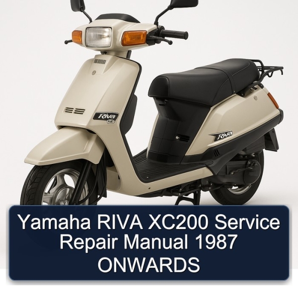 Yamaha RIVA XC200 Service Repair Manual 1987 ONWARDS