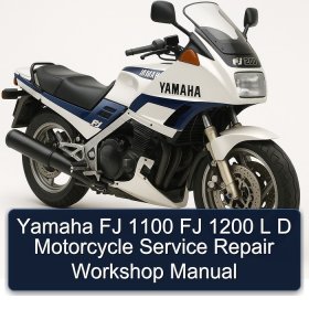 Yamaha FJ 1100 FJ 1200 L D Motorcycle Service Repair Workshop Manual
