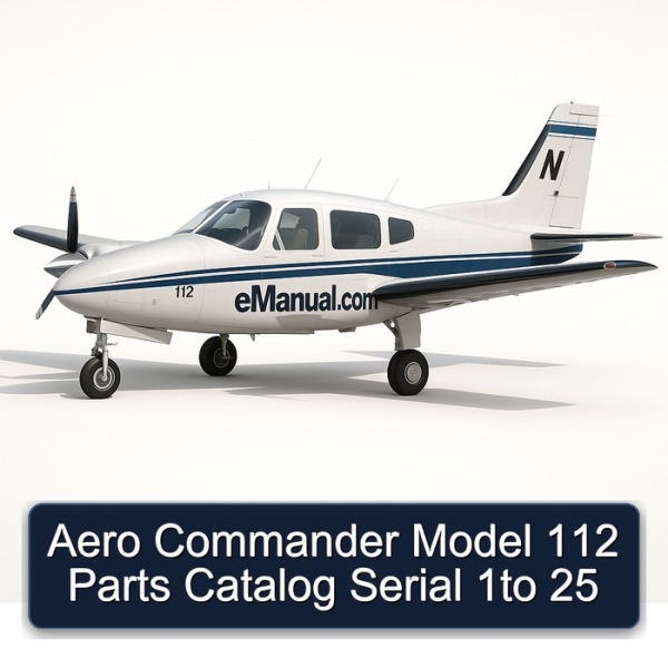 Aero Commander Model 112 Parts Catalog Serial 1to 25