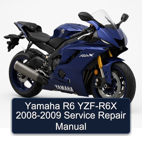 Yamaha R6 YZF-R6X 2008-2009 Service Repair Manual