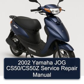 2002 Yamaha JOG CS50/CS50Z Service Repair Manual