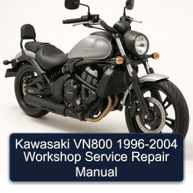 Kawasaki VN800 1996-2004 Workshop Service Repair Manual