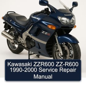 Kawasaki ZZR600 ZZ-R600 1990-2000 Service Repair Manual