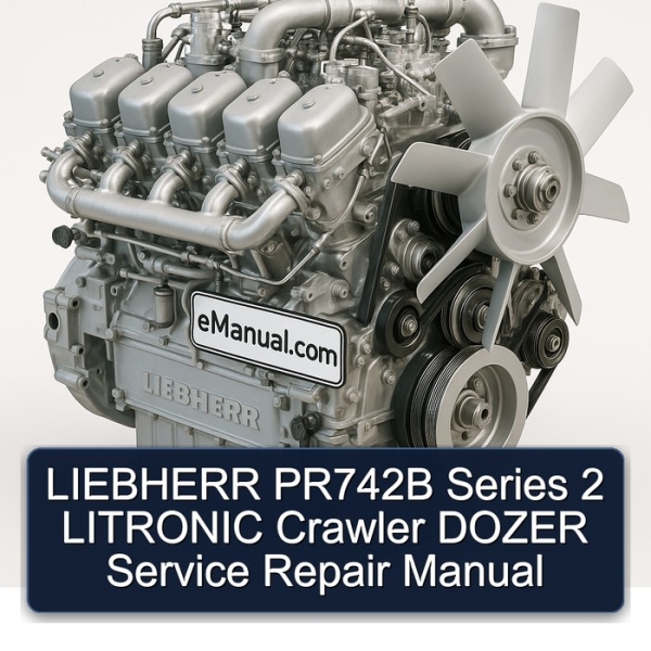 LIEBHERR PR742B Series 2 LITRONIC Crawler DOZER Service Repair Manual